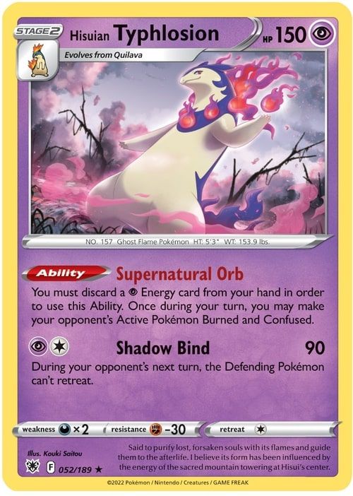 Holo Custom Made Pokemon Cards Hisuian Typhlosion Decidueye Samurott 
